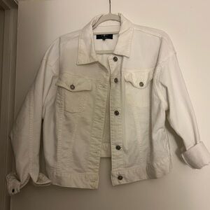Seven for all mankind white denim jacket
